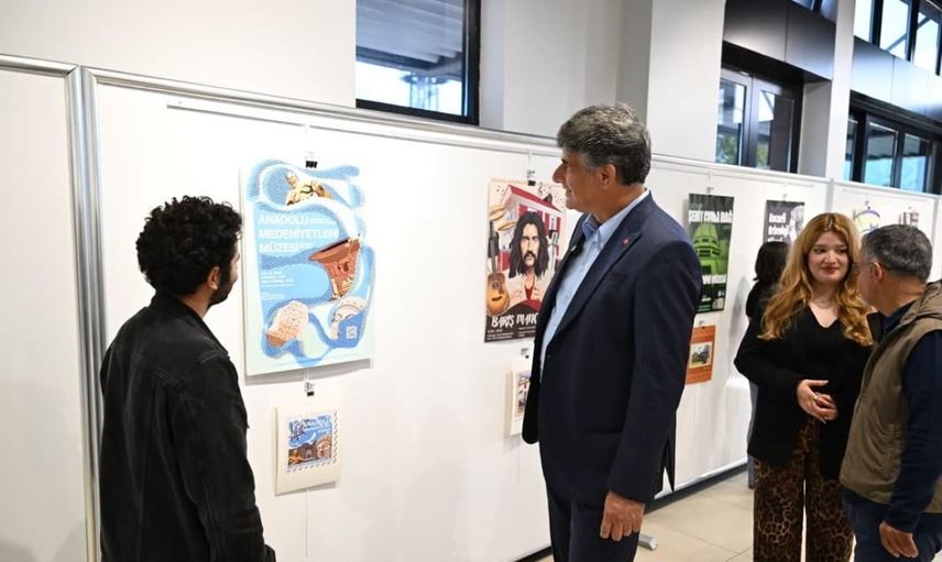 Kartepe sanat evinde gençlerin yorumladığı Anadolu mirası sergisi
