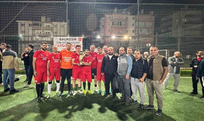 Balıkesir'de din görevlileri sahada buluştu: Havran İmangücü FK şampiyon