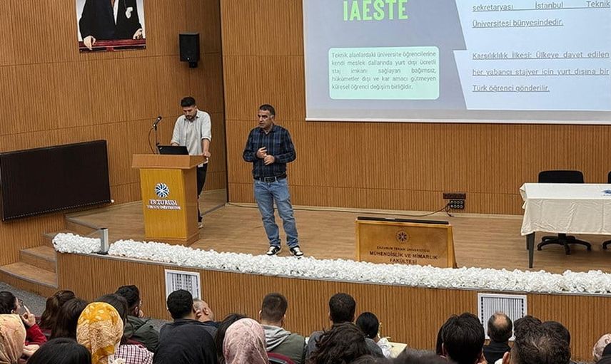 Etü'de IAESTE ile küresel staj ve değişim fırsatları tanıtıldı