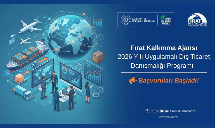 Fırat Kalkınma Ajansı trb1 bölgesinde 12 işletmeye uygulamalı ihracat desteği verecek