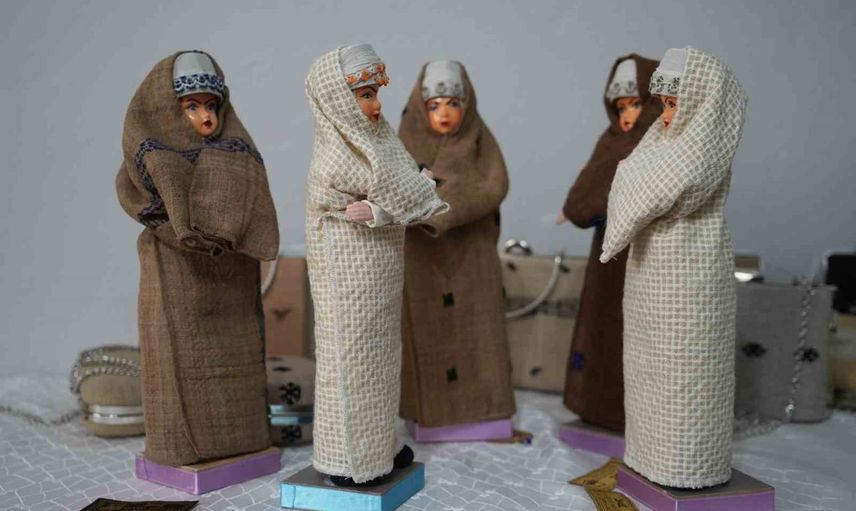 Ehramla bezenen el yapımı bebekler Bayburt mirasını yaşatıyor