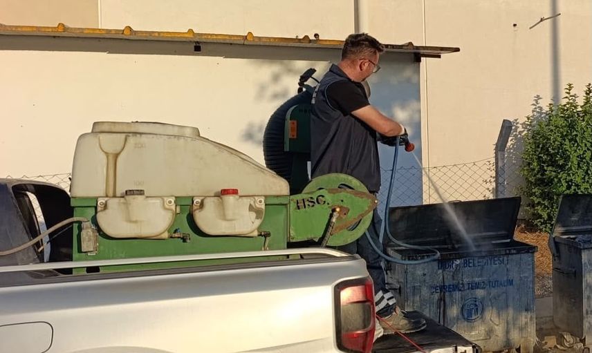 Didim'de çöp noktalarına periyodik hijyen müdahalesi