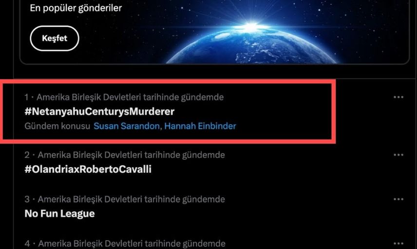 Kürsüde netanyahu'ya yönelen tepkiler sosyal medyada dünya gündeminde