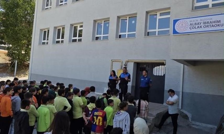 Geleceğin güvenliği küçük yaşta öğretiliyor: 138 öğrenciye bilinçlendirme eğitimi
