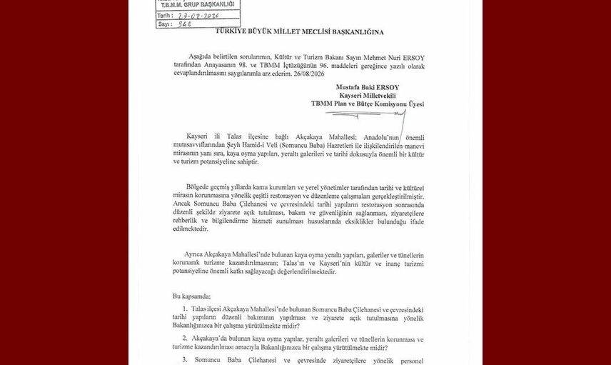 Somuncu Baba çilehanesi için mecliste harekete geçildi