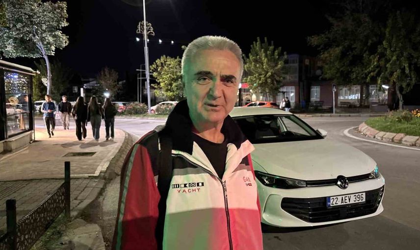 Edirne'de kontrolde süresi dolan ehliyet sürücünün doğum gününde ortaya çıktı