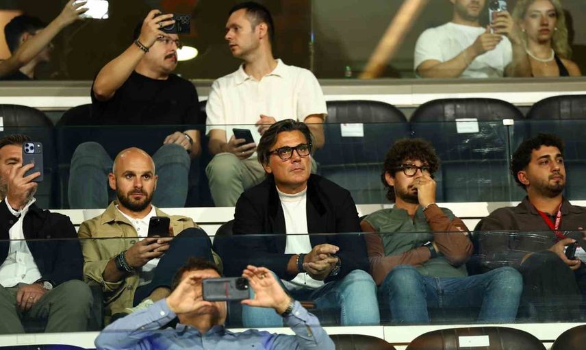 Stadyumda dikkat çeken isim: Vincenzo Montella protokolden maçı izledi