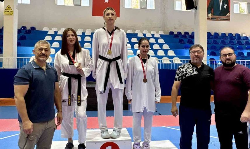 Kayseri'de ümitler taekwondo seçmelerinde dereceye girenler belirlendi