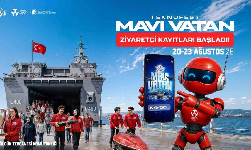 Teknofest Mavi Vatan için Gölcük'te ziyaretçi kayıtları başladı