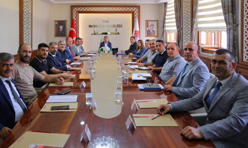 Bayburt'ta KÖYDES yatırımları değerlendirildi