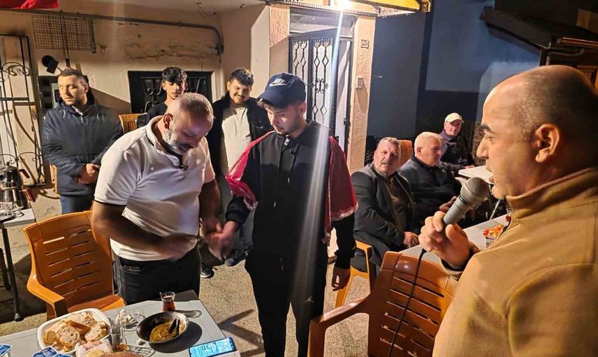 Belen Yenimahalle'de baba yadigarı asker kınası duygulandırdı