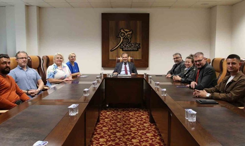 Litvanya heyeti KBÜ'de eğitim ve iş birliğini güçlendirdi