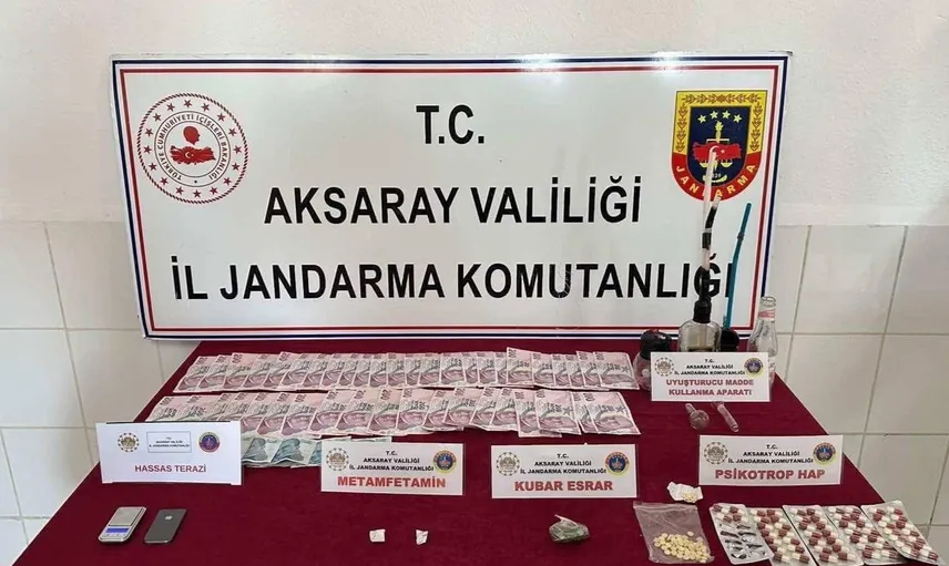 Aksaray'a sevk edilen uyuşturucu jandarmanın teknik takibiyle çökertildi