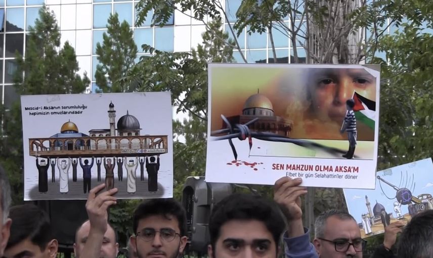 Siirt'te Aksa Tufanının üçüncü yıldönümünde Filistin için dayanışma ve dua