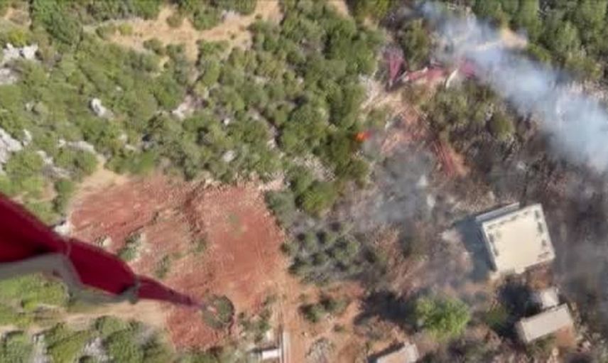 Kepez Kızıllı'da alevlere hızlı müdahale: yangın kontrol altında