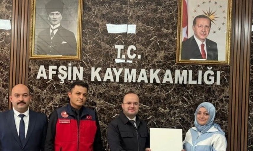 Afşin'de tarımda su tasarrufu için modern sulama eğitimi tamamlandı