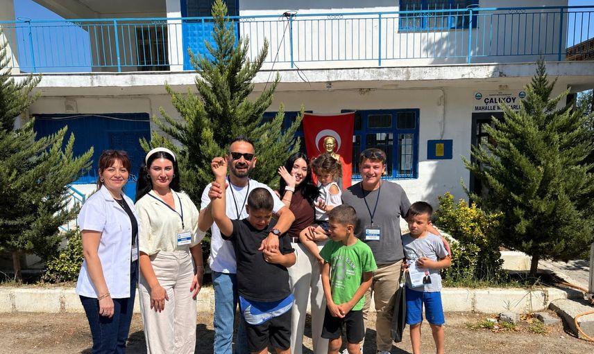 Çocuklara ücretsiz bakım: Söke'de kırsal mahallelerde saç tıraşı projesi