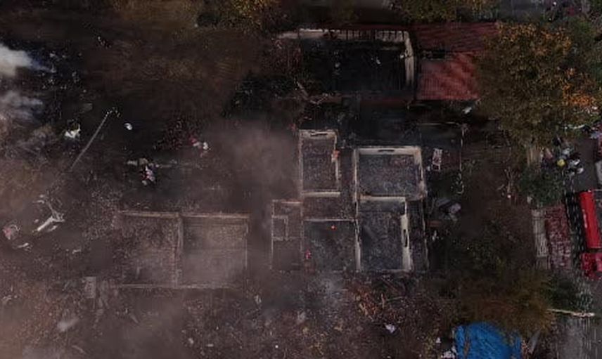 Çankırı’da Ilgaz ilçesinde çıkan yangın üç evi kullanılamaz hale getirdi