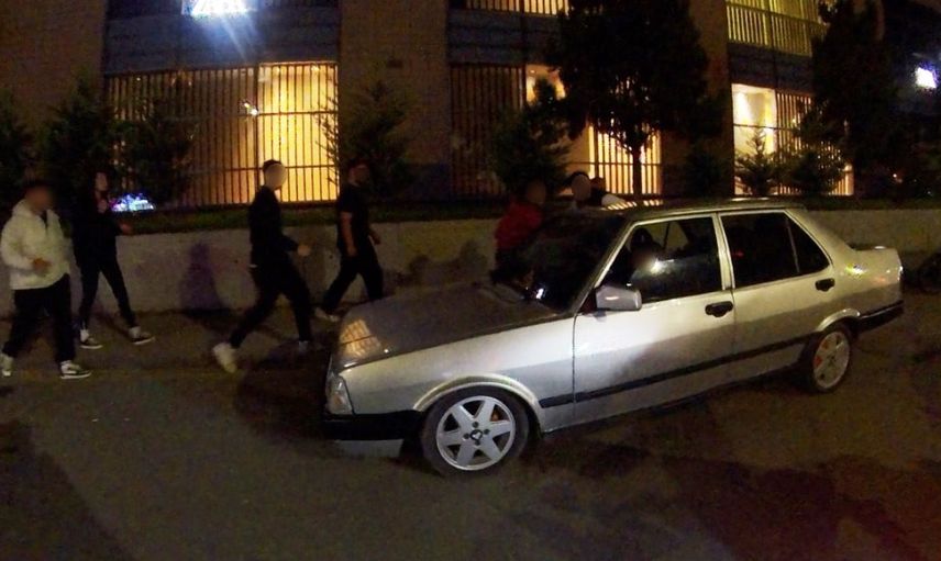 Avm önünde kısa anlar: sözlü saldırı kask kamerasına yansıdı