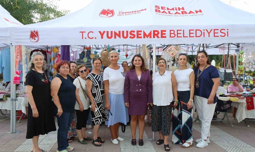Kadın emeği gece pazarında hayat buldu