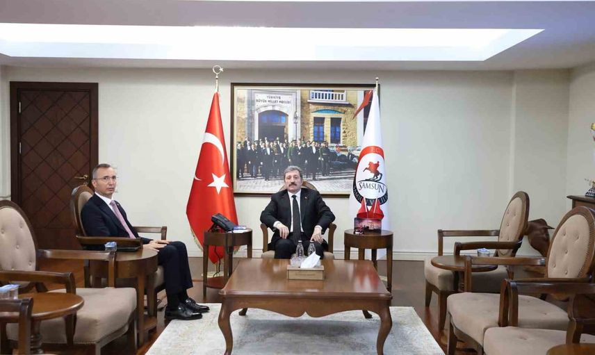 Samsun emniyetine Tokat'tan atanan Faruk Aydın göreve başladı