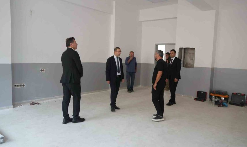 Cizre'de yeni nesil öğrenim alanlarına doğru adım: kaymakam Baycar inceledi