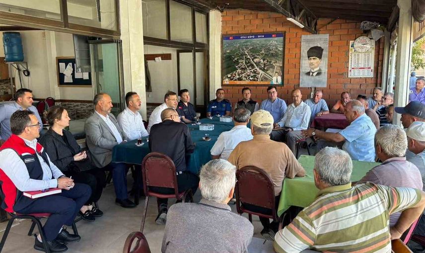 Kaymakam Şimşek talepleri yerinde dinledi: Etili köyünde çözüm odaklı buluşma