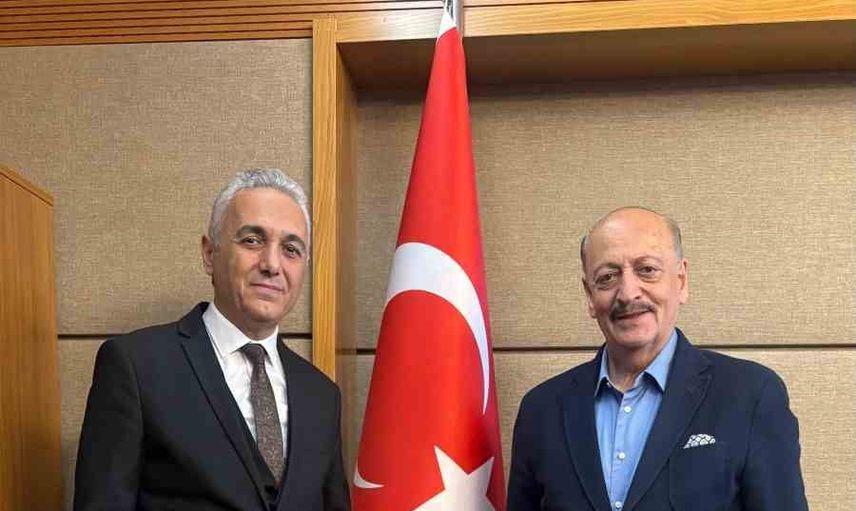 Hekimsen genel başkanından Vedat Bilgin'e taziye ziyareti