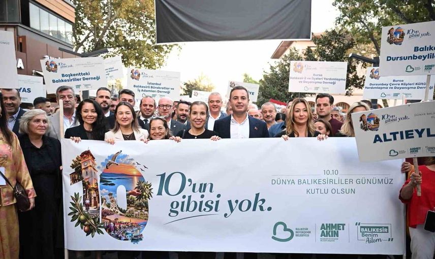 Balıkesir'de 10.10 coşkusu: birlik, gönül ve kültür buluşması