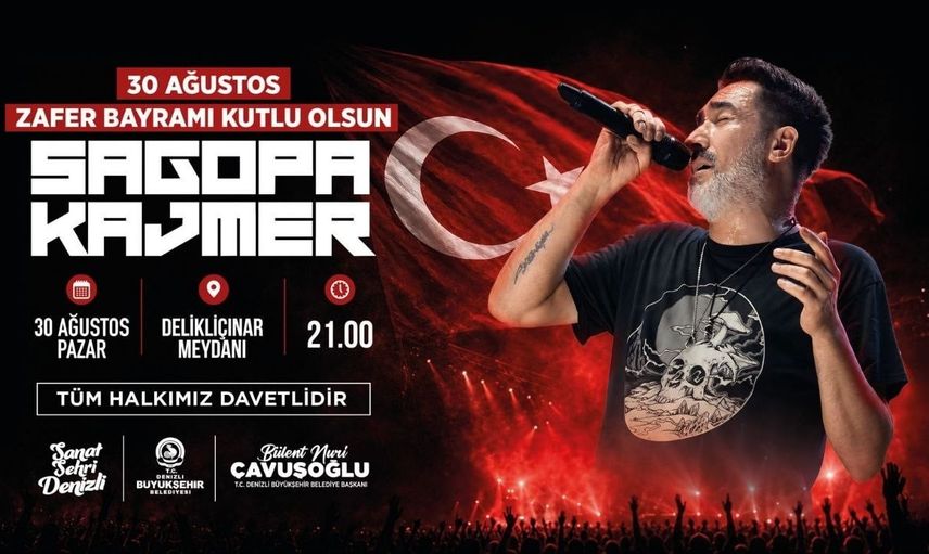 Büyük zaferin 104. yılında Sagopa Kajmer Delikliçınar Meydanı'nda sahne alacak