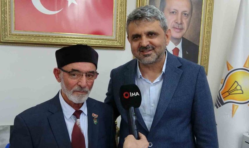 Şehit babasının Erdoğan’a şiir okuma dileği teşkilatın çabasıyla gerçeğe dönüştü