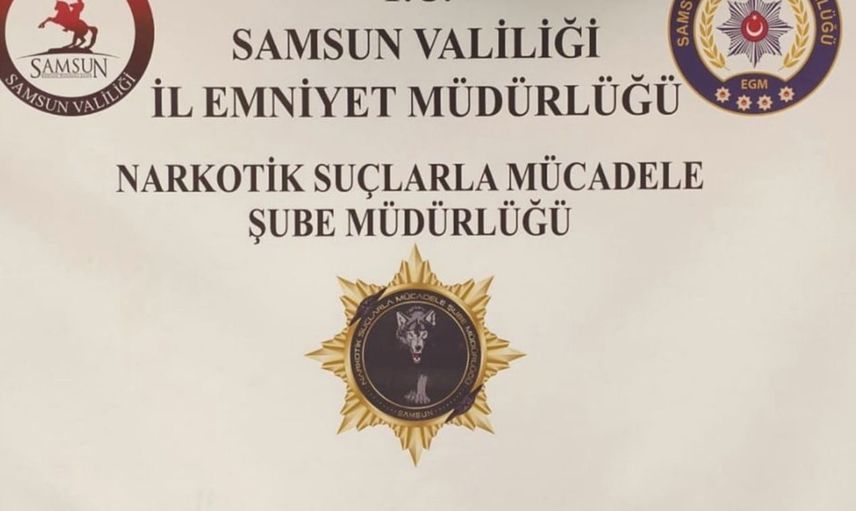 Samsun'da narkotik ekiplerinin operasyonunda 16 bin 865 sentetik ecza ele geçirildi