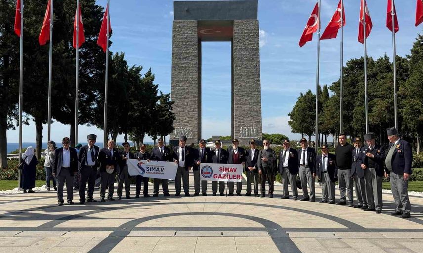 Simavlı gaziler Çanakkale'de kahramanlık ruhunu yerinde yaşadı