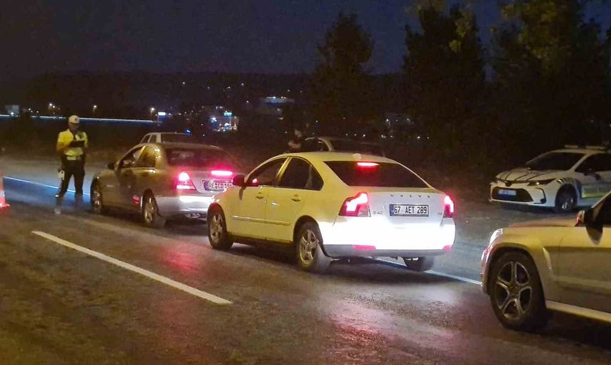 Gece denetimleriyle Çaycuma'da trafik güvenliğini güçlendirme