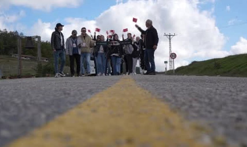 Öğrencilere saha uygulamasıyla anlatılan Kurtuluş Yolu, Samsun'da Milli Mücadele izlerini canlandırdı