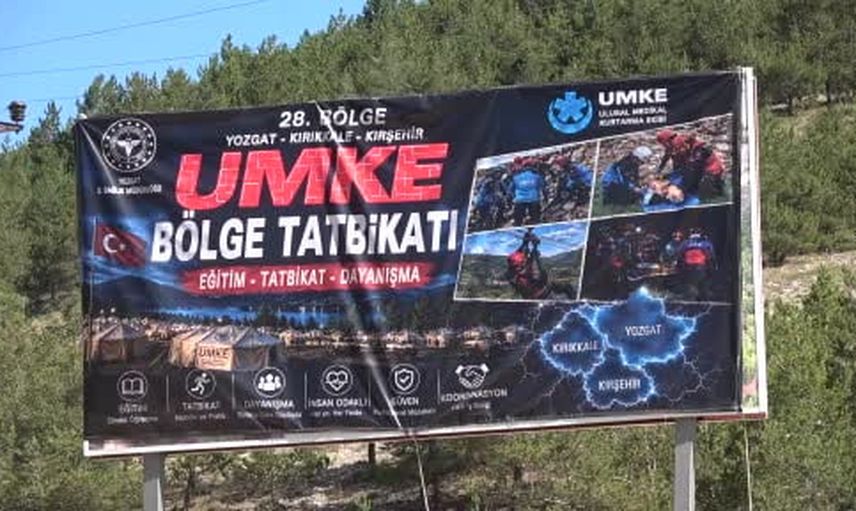 Umke tatbikatı: kirazlı göleti'nde müdahale kapasitesi sınandı
