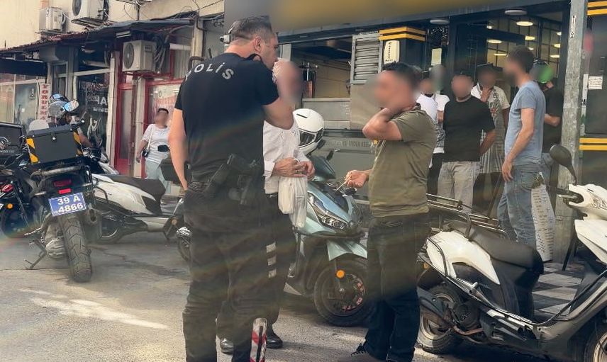 Kırklareli'nde test tartışması kavgaya döndü; oğulun babasının boğazını sıktığı an kayda geçti