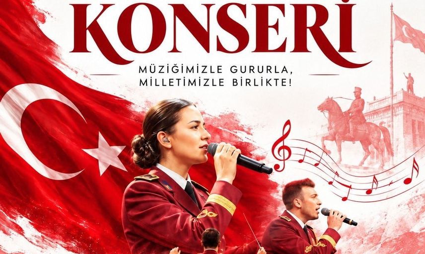 Zafer haftasında Jandarma Genel Komutanlığı Bandosu Afyonkarahisar'da
