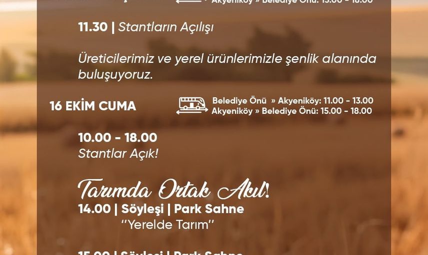 Didim’de topraktan geleceğe: üreticiler ve lezzetler Akyeniköy’de buluşuyor