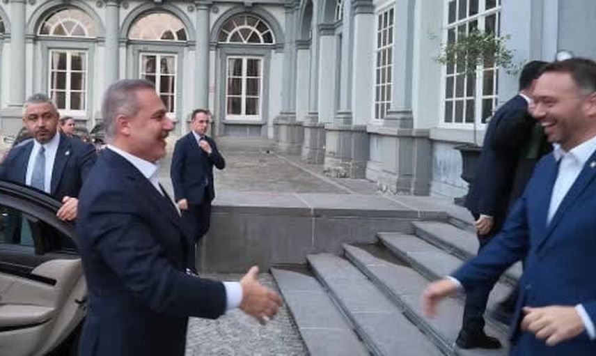Dışişleri bakanı Fidan Belçika'da resmi görüşmelerde