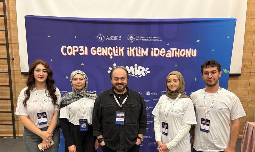 KBÜ'lü ekip e-atık çözümü 'E-0' ile İzmir ideathonunda birinci oldu