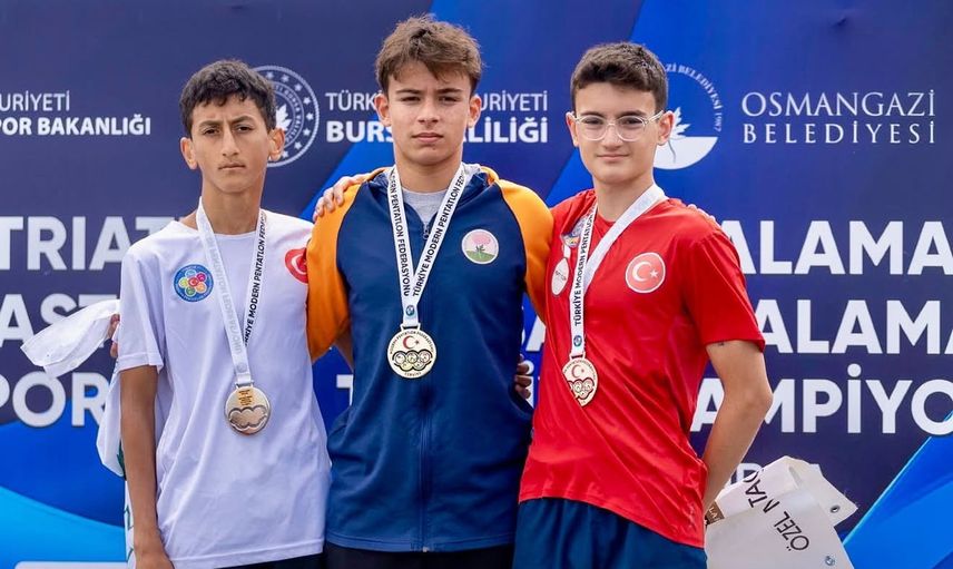 Bandırma'dan triathle şampiyonasında dört derecelik başarı