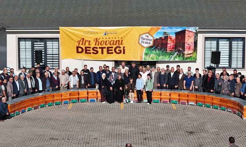 Kartepe'de kovan desteğiyle arıcılık ve üretim güçleniyor