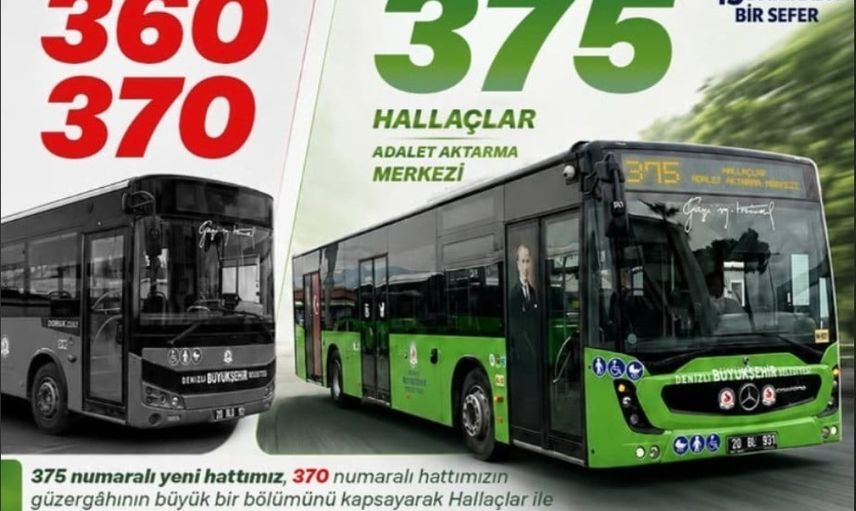 Toplu taşımada rota değişikliği: 375 hattı 20 ağustos 2026'da devrede