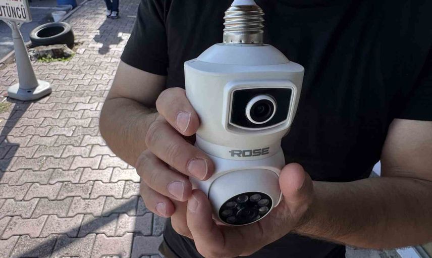 Taksiti bitmeden çalınan lamba kamerası esnafın güvenlik endişesini artırdı
