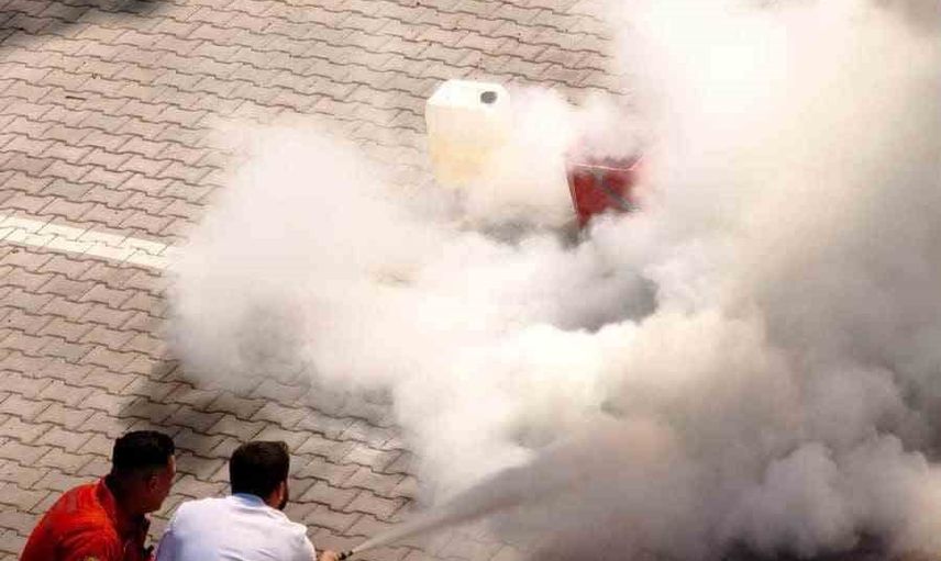 Muğla'da hizmet personeline acil durum hazırlığı: yangın eğitimi ve tahliye tatbikatı