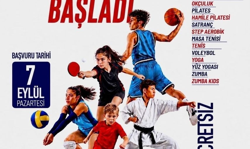 Denizli'de 7'den 70'e ücretsiz spor imkanı: 22 branşta yeni dönem başladı