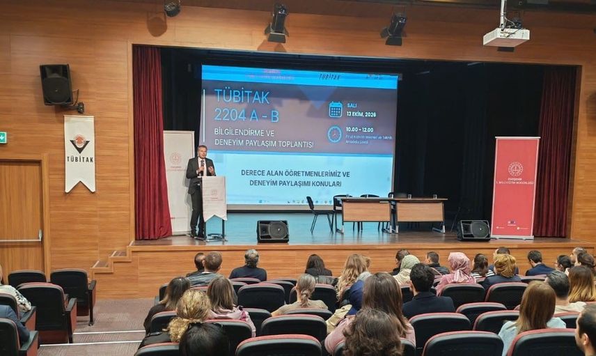Eskişehir'de proje kültürünü güçlendirmeyi amaçlayan TÜBİTAK bilgilendirme toplantısı