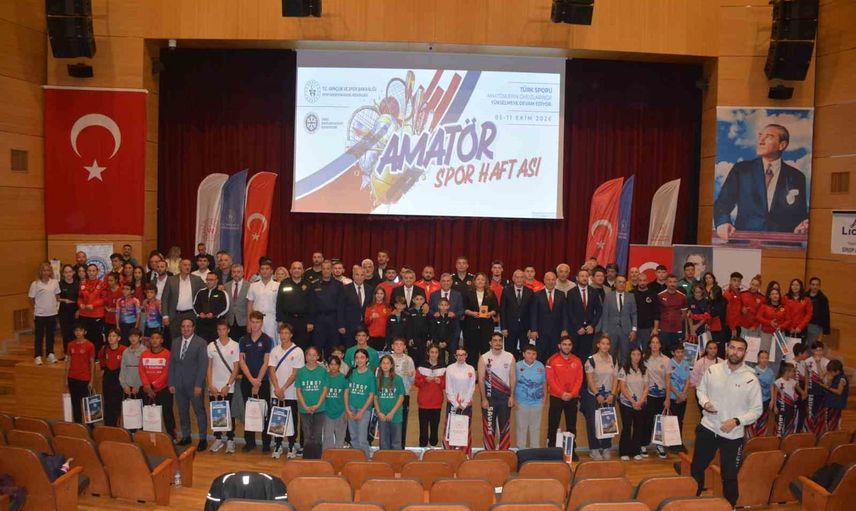 Sinop’ta amatör sporun emekçileri onurlandırıldı