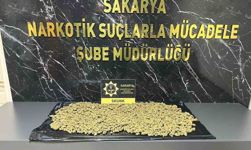 Anadolu otoyolunda son anda engel: Hendek gişelerinde 950 gram skunk ele geçirildi